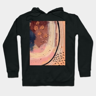 Modern abstract painting, acrylic painting Hoodie